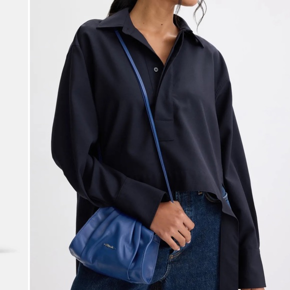 3.1 Phillip Lim Blue Blossom Leather Mini Crossbody - Picture 2 of 10